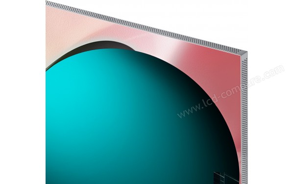 SAMSUNG QE65Q950TSLXXN - Zoom sur le coin sup&eacute;rieur droit