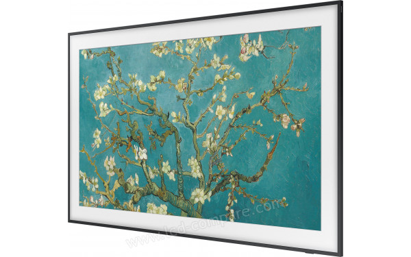 SAMSUNG The Frame QE75LS03BGUXXH - Vue 3/4 droite