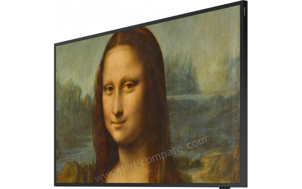 SAMSUNG The Frame QE75LS03B - Vue 3/4 droite