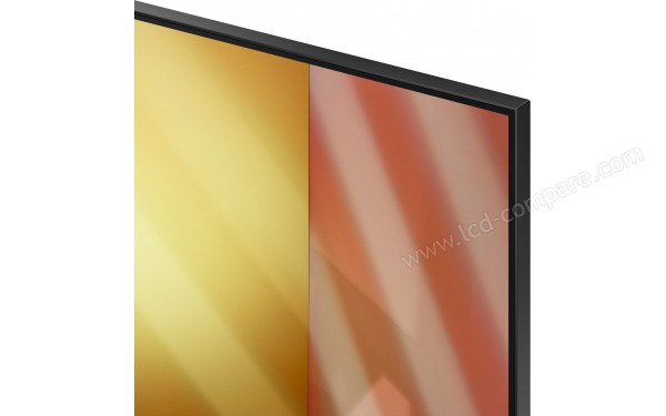 SAMSUNG QE75Q77TALXXN - Zoom sur le coin sup&eacute;rieur droit
