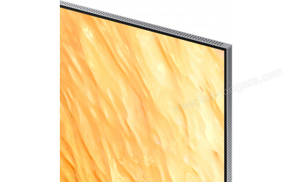 SAMSUNG QE85QN800B - Zoom sur le coin sup&eacute;rieur droit