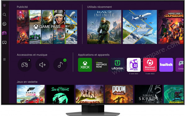 SAMSUNG QE98Q80CATXXN - Vue de face