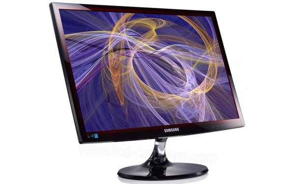 SAMSUNG S22B350H - Vue 3/4 gauche moniteur inclin&eacute;