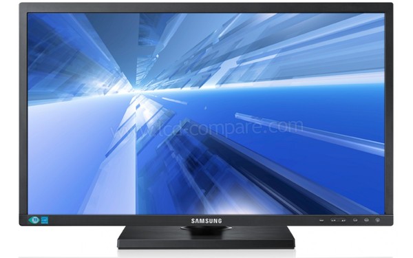 SAMSUNG S22C450BW - Vue de face en position basse
