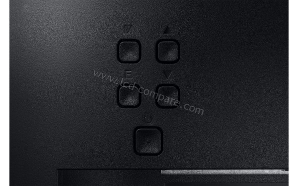 SAMSUNG S24A310NHU - Zoom sur les boutons de contr&ocirc;le &agrave; l'arri&egrave;re