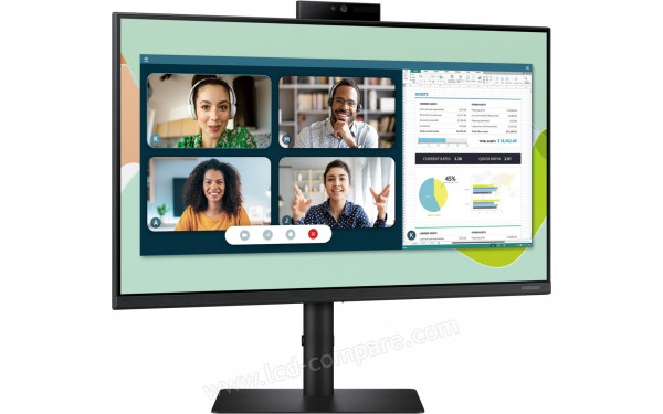 SAMSUNG S24A400VEU - Vue 3/4 gauche