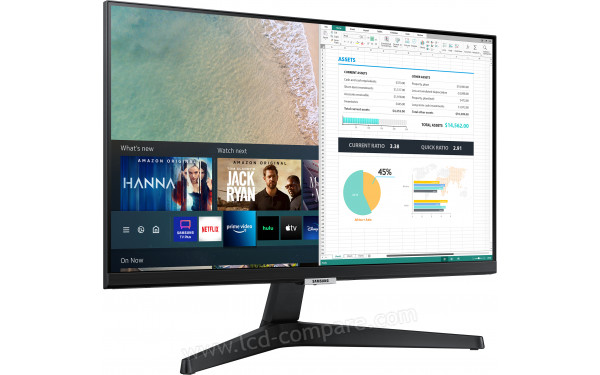 SAMSUNG S24AM506NU - Vue 3/4 gauche