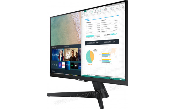 SAMSUNG S24AM506NU - Vue 3/4 droite