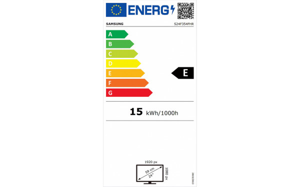 SAMSUNG S24F354FHR - &Eacute;tiquette &eacute;nergie v2