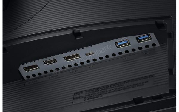 SAMSUNG S24H850QFU - Connectique