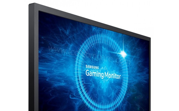 SAMSUNG S25HG50FQU - Zoom sur le coin sup&eacute;rieur gauche