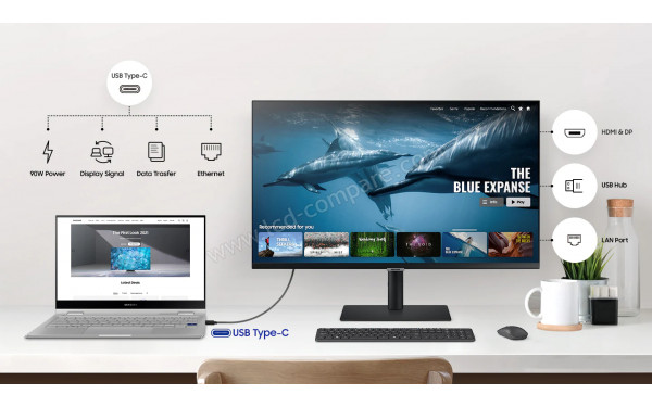 SAMSUNG S27A600UUU - Mise en situation