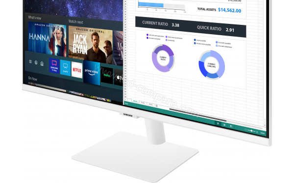 SAMSUNG S27AM501NU - Zoom sur la partie basse