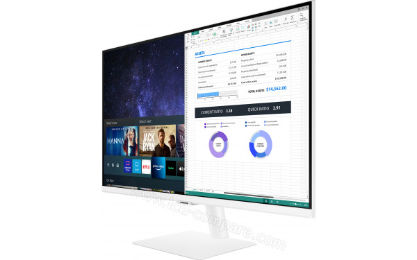 SAMSUNG S27AM501NU - Vue 3/4 droite