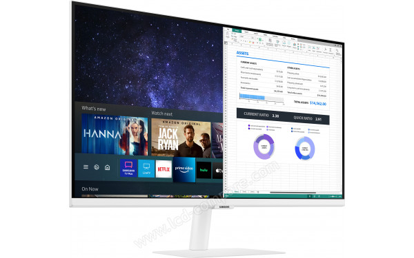 SAMSUNG S27AM501NU - Vue 3/4 gauche