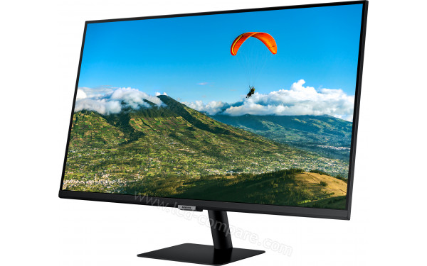 SAMSUNG S27AM502NR - Vue 3/4 droite en position inclin&eacute;e