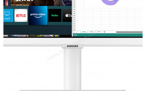SAMSUNG S27AM503NU - Zoom sur la partie basse