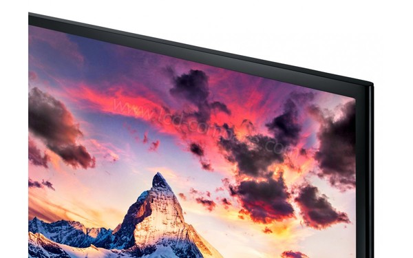 SAMSUNG S27F358FWU - Zoom sur le coin sup&eacute;rieur droit