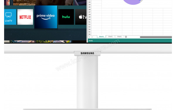 SAMSUNG S32AM501NU - Zoom sur la partie basse