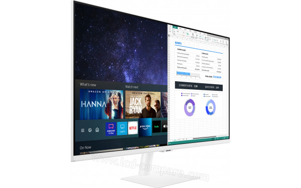 SAMSUNG S32AM501NU - Vue 3/4 gauche