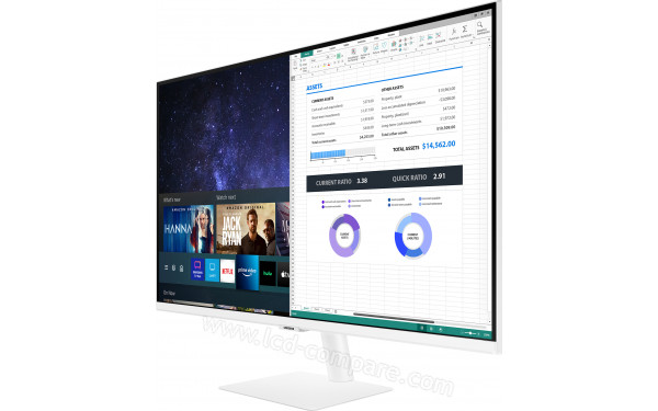 SAMSUNG S32AM501NU - Vue 3/4 droite