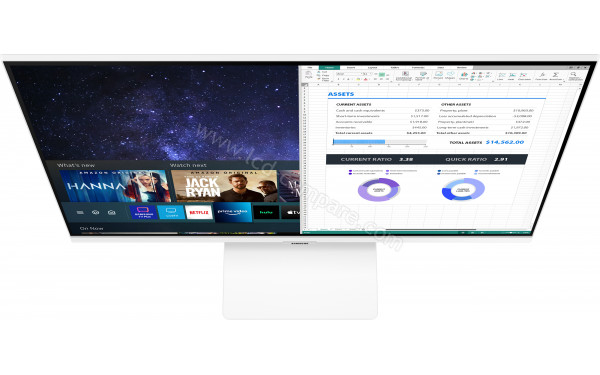 SAMSUNG S32AM503NU - Vue du dessus