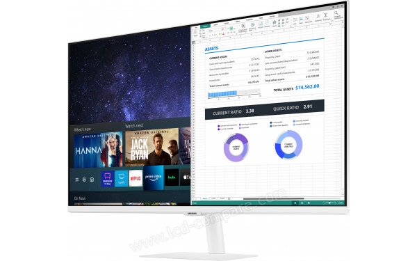 SAMSUNG S32AM503NU - Vue 3/4 droite