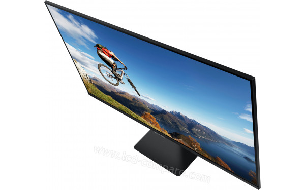 SAMSUNG S32AM702UU - Vue plong&eacute;e 3/4 droite