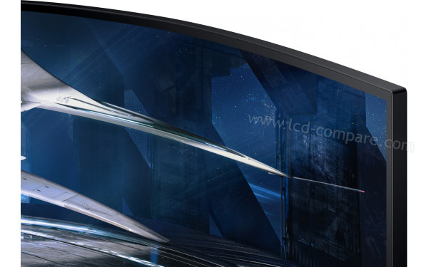 SAMSUNG S49AG950NU - Zoom sur le coin sup&eacute;rieur droit