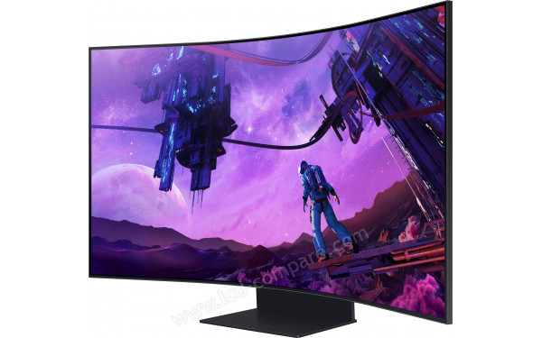 SAMSUNG Odyssey Ark S55BG970NU - Vue 3/4 droite