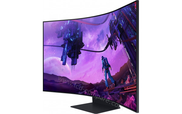 SAMSUNG Odyssey Ark S55BG970NU - Vue 3/4 droite