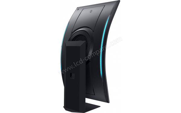SAMSUNG Odyssey Ark S55BG970NU - Vue 3/4 arri&egrave;re en mode portrait