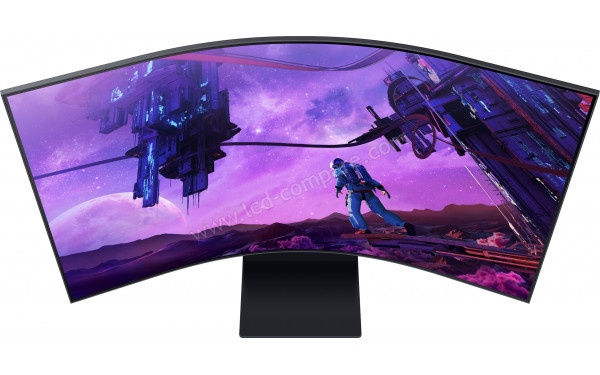 SAMSUNG Odyssey Ark S55BG970NU - Vue en plong&eacute;e