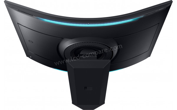 SAMSUNG Odyssey Ark S55BG970NU - Vue de l'arri&egrave;re en plong&eacute;e