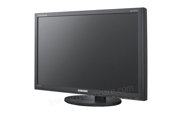 SAMSUNG SyncMaster BX2240 - Vue 3/4 droit, pied au plus bas