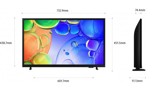SAMSUNG TQ32Q5FAAUXSP - Multi-vues