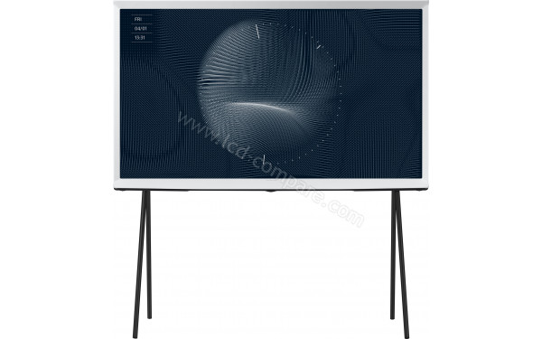 SAMSUNG The Serif TQ43LS01BG - Vue de face avec support