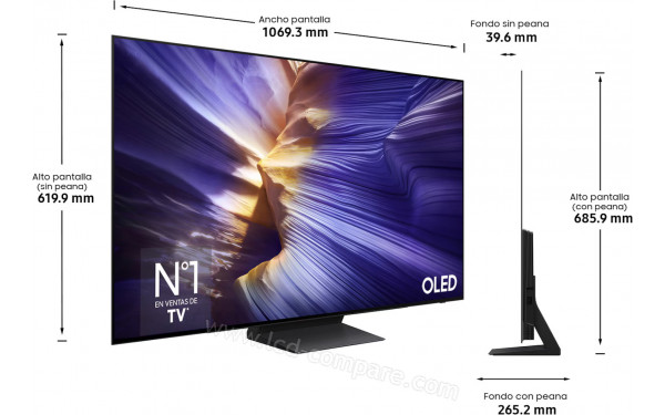 SAMSUNG TQ48S93F - Vue 3/4 gauche