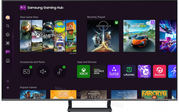 SAMSUNG TQ55Q72D - Vue de face