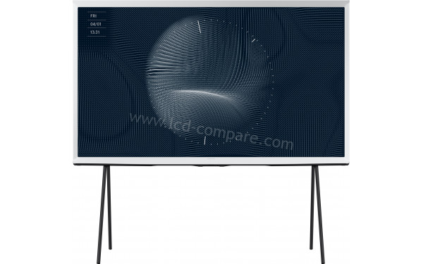 SAMSUNG The Serif TQ65LS01BG - Vue de face avec support