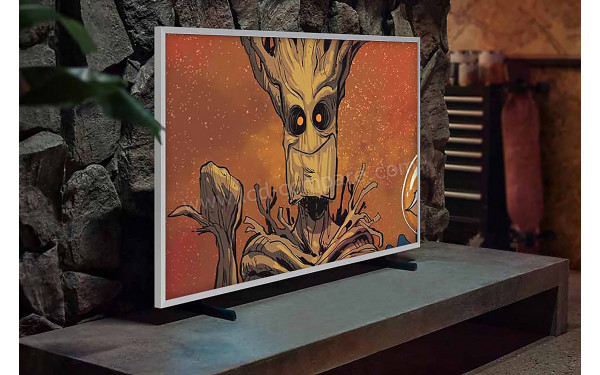 SAMSUNG The Frame TQ65LS03BS Disney100 Ed. - Mise en situation