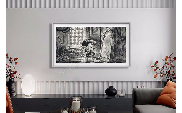 SAMSUNG The Frame TQ65LS03BS Disney100 Ed. - Mise en situation