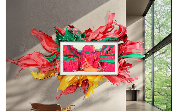 SAMSUNG The Frame Pro TQ75LS03FW - Mise en situation