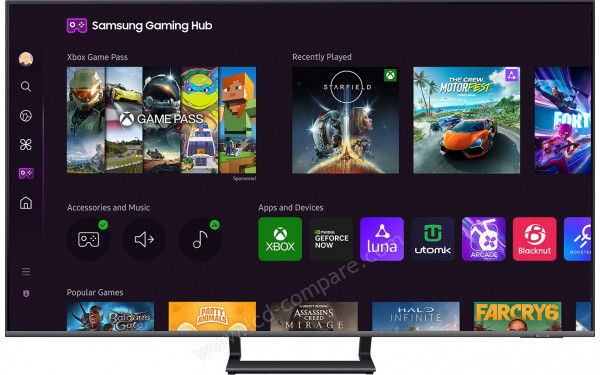 SAMSUNG TQ75Q73D - Vue de face