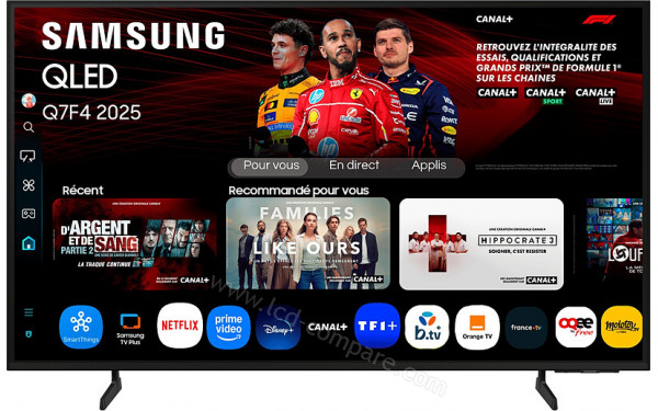 SAMSUNG TQ75Q7F4 - Vue de face