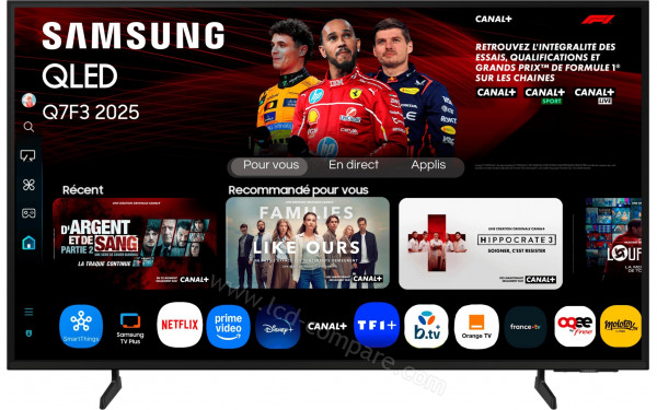 SAMSUNG TQ85Q7F3 - Vue de face