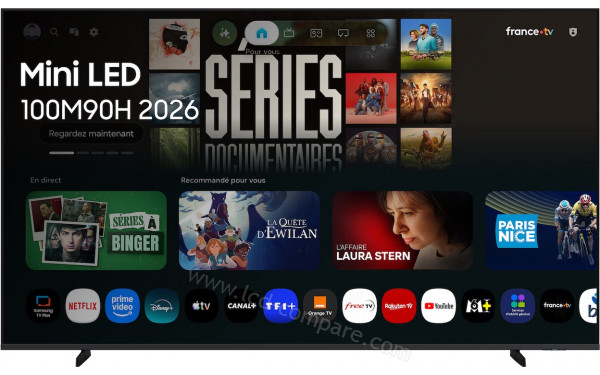 SAMSUNG TU100M90H - Vue de face