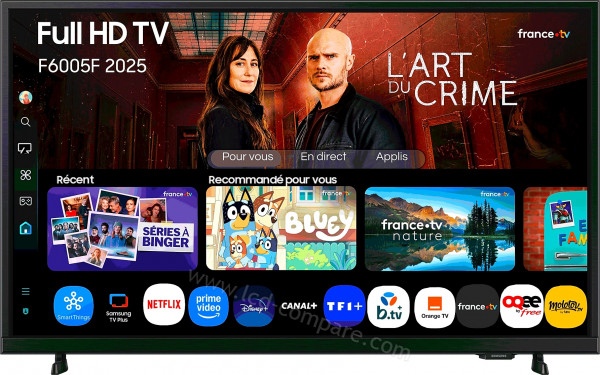 SAMSUNG TU32F6005F - Vue de face