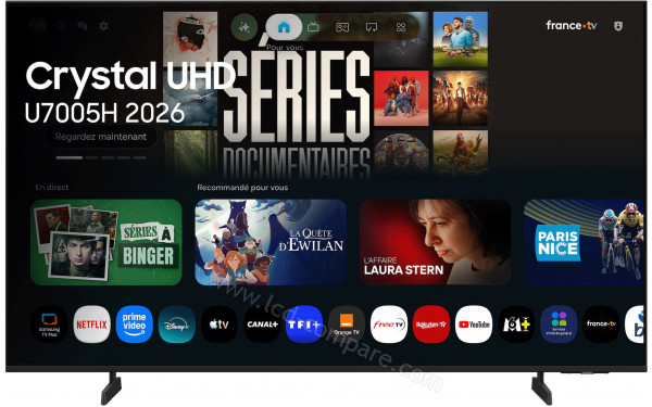 SAMSUNG TU43U7005H - Vue de face