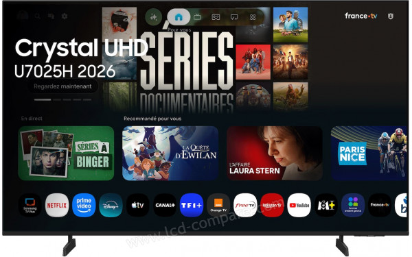 SAMSUNG TU43U7025H - Vue de face